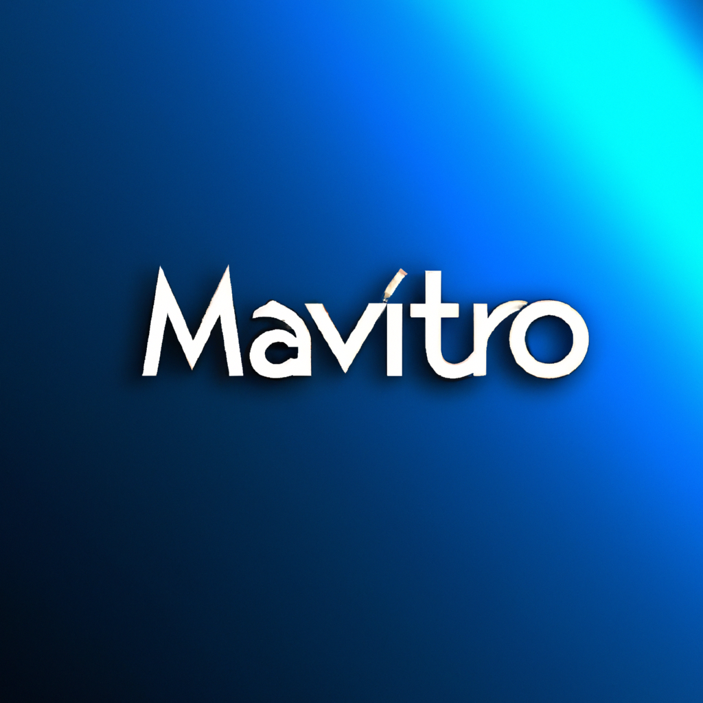 Murvento PR logotipo azul degradado